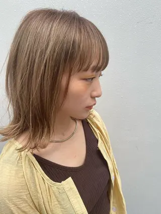 ミディアム 🍃透明感スタイル yu-ka🍃のヘアスタイル