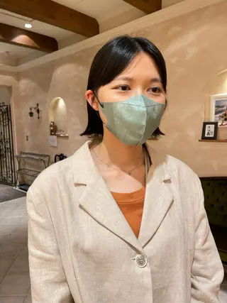 ショート ボブ ホノカのヘアスタイル