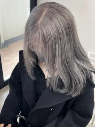 ミディアム カラー ✨【公式】 juhl.横浜✨のヘアスタイル