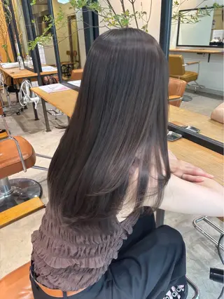 カラー miku/天神 艶カラーのヘアスタイル