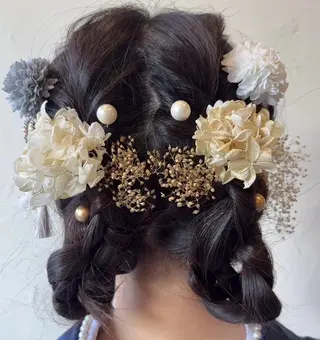 ヘアアレンジ ヘアーステーションBe-PASH所属・木本 陽菜のヘアスタイル