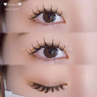 マツエク・マツパ 【TRISH】 かのん🎀🐰ྀིのマツエク・マツパデザイン