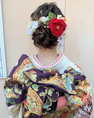 セミロング ヘアアレンジ River,Land所属・yui .のヘアスタイル