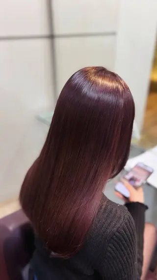 カラー hair&make first 山形所属・安部 流唯のヘアスタイル