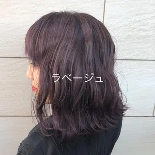 ミディアム 青木 りおのヘアスタイル