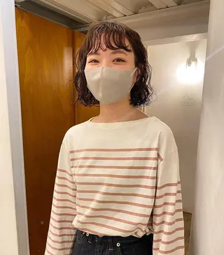 ミディアム パーマ 🌿ボブ パーマ高橋啓太🌿のヘアスタイル