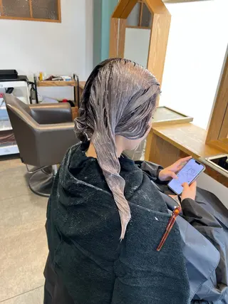 セミロング カラー likoa所属・北花田美容師🍃村尾 光太/むらのヘアスタイル