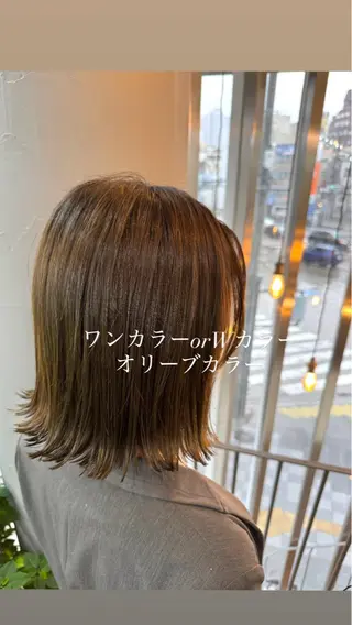 ミディアム カラー ヘアアレンジ WEST O LAND所属・若尾 貴斗のヘアスタイル