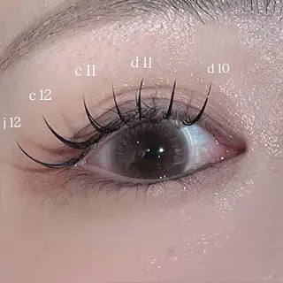 マツエク・マツパ Kano .のマツエク・マツパデザイン