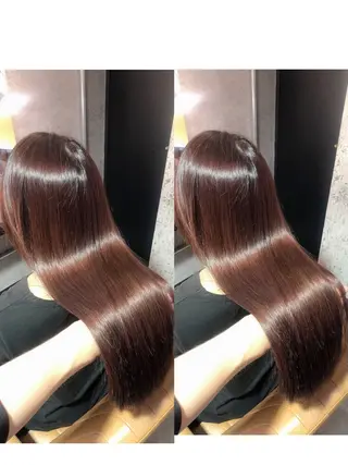 ロング 艶カラー美髪縮毛矯正 /髪質改善✨️ユウキのヘアスタイル