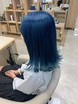 セミロング カラー 暖色専門美容師🎀 お客様満足度◎のヘアスタイル