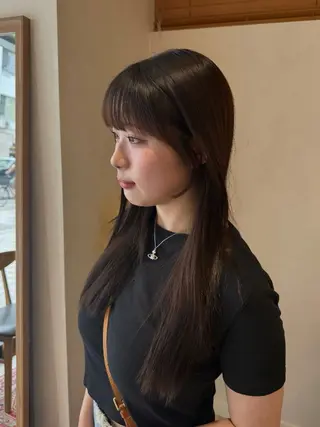 ロング カラー レイヤー/艶カラー /yuan⟡.·のヘアスタイル