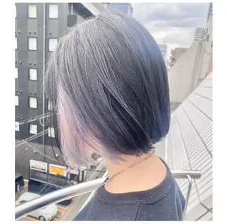 ショート カラー GARU-ガル-所属・TSUNO🦖 派手髪/オタク美容師のヘアスタイル