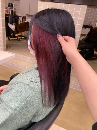 ロング カラー ダブルカラー/ 横浜/JURIのヘアスタイル