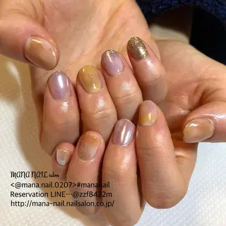 ネイル 廣瀬 真奈美のネイルデザイン