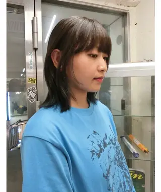 ミディアム ハッシュカット/ MAYAのヘアスタイル