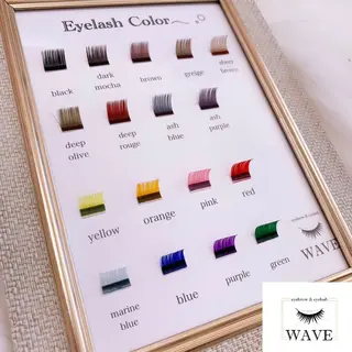 マツエク・マツパ eyebrow & eyelash WAVE所属・brow&lash WAVEのマツエク・マツパデザイン