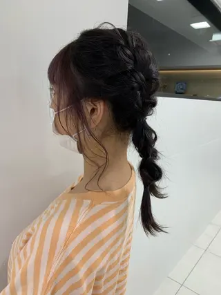 セミロング 山下恋佳/矢場町/ ブリーチ/ショートのヘアスタイル