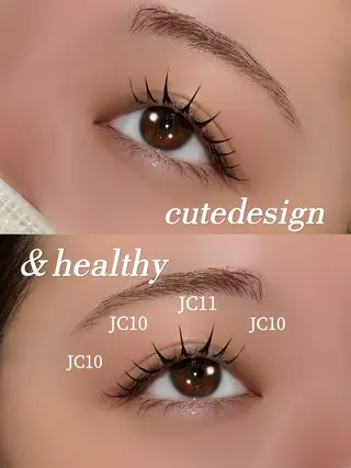 マツエク・マツパ 🍒‪ Nozomi🎧‎のマツエク・マツパデザイン