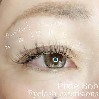 マツエク・マツパ Pixie Bob 🐈‍⬛　位田のマツエク・マツパデザイン