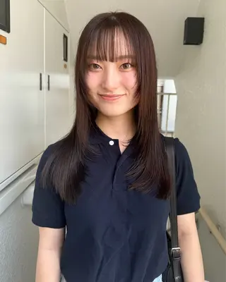 ロング カラー 透明感×レイヤーカッ ト🌼kiraraのヘアスタイル