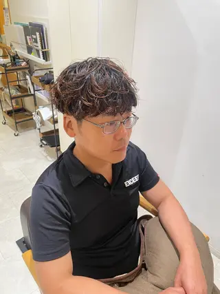 パーマ EXCIA 京都河原町　メンズ縮毛矯正/曲がる縮毛矯正/メンズ髪質改善【エクシア】所属・中村 歩夢のヘアスタイル