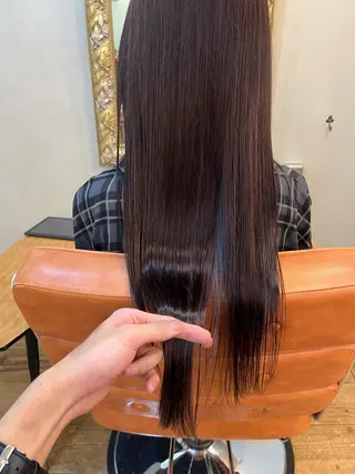 ロング ⚪️髪質改善 縮毛 店長 コウ⚪️のヘアスタイル