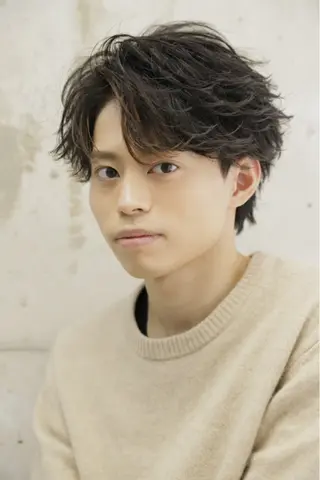 ショート パーマ メンズ alma 後藤 遼斗のヘアスタイル