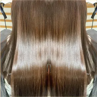 ロング パーマ 髪質改善/縮毛矯正 /ブリーチ矯正/岡部のヘアスタイル