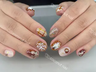ネイル 神田 ココナッツのネイルデザイン