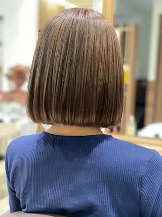 ショート カラー 💎大人ハイライト 💎上杉一也💎のヘアスタイル