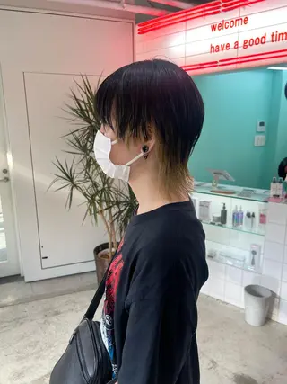 メンズ 💥ウルフカット デザインあんな💥のヘアスタイル