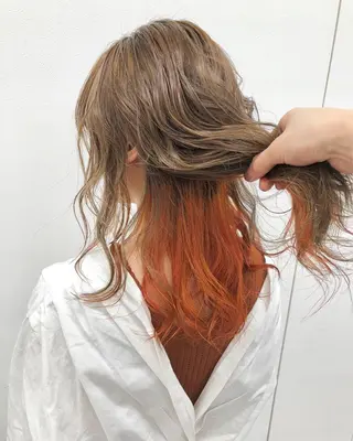 セミロング カラー メンズ特化 パーマ/オザワのヘアスタイル