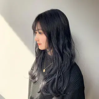 ロング カラー ヘアアレンジ ネイル マツエク・マツパ くすみミルクティー／ ブラウン🪡TOWAのヘアスタイル