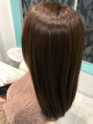 セミロング WaKu HAIR所属・増田 結莉のヘアスタイル