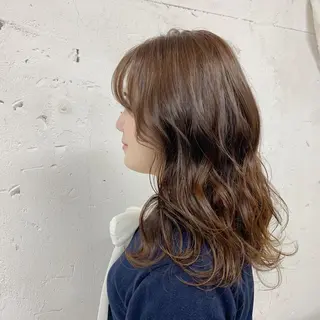 カラー Noele hair atelier(ノエルヘアアトリエ)所属・北上ゆい/個性派/ ナチュラルアレンジのヘアスタイル
