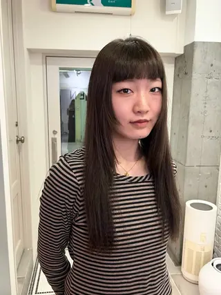 ロング カラー くすみカラー/ パーマ/ろーれんのヘアスタイル