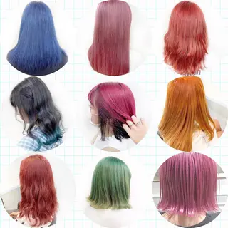 ミディアム カラー 💕上野美容師☁ ブリーチ💖サワのヘアスタイル