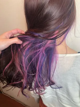 ロング カラー 是枝 さくらのヘアスタイル