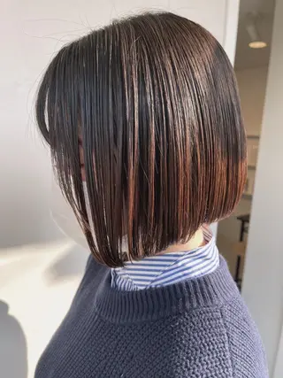 ショート カラー kyon.hair 韓国カットカラーのヘアスタイル