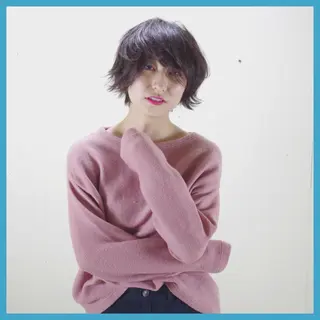 ショート カラー OZAWAYA所属・小沢 佑次のヘアスタイル