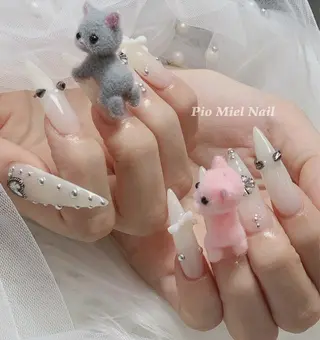 ネイル HANA 長さだしのネイルデザイン