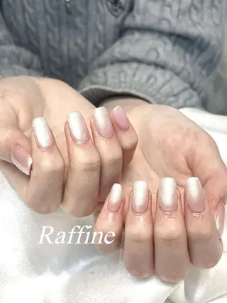 ネイル RAFFINE 月🦋🩵のネイルデザイン