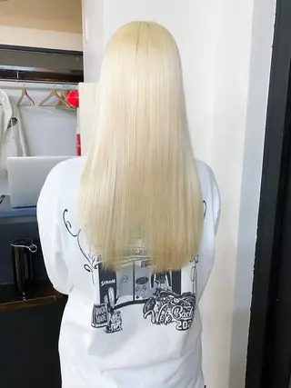 ロング カラー ハイトーンカラー ⭐️NAZUNAのヘアスタイル