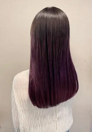 ロング カラー ケアブリーチ /髪質 改善/古橋圭史郎のヘアスタイル