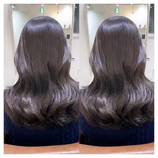 セミロング カラー 村山 茉衣のヘアスタイル