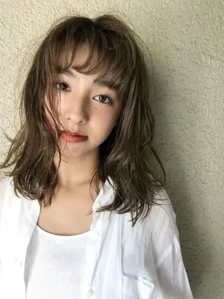 セミロング 🌼U24 ヘアデザインラボのヘアスタイル