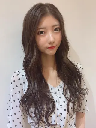 セミロング カラー INTRO.by Fi-Ne所属・韓国ヘア 店長NEGIのヘアスタイル