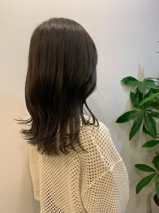 ミディアム カラー 韓国🇰🇷髪質改善 Chisaki치사키のヘアスタイル