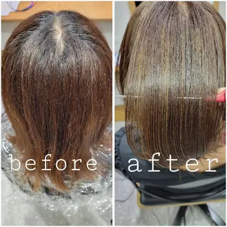 ミディアム カラー 尾野 恭平のヘアスタイル